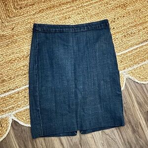 J. Crew Dark Blue Pencil Skirt